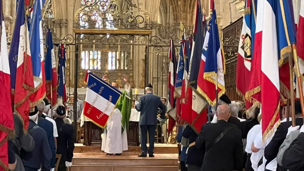 congrès UNC41 2026 : bénédiction du nouveau drapeau de l’UNC Blois