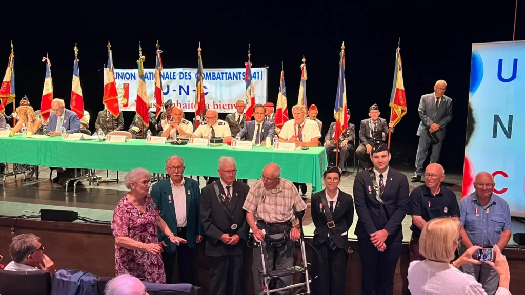 congrès UNC41 2026 : remise des médailles de l'UNC