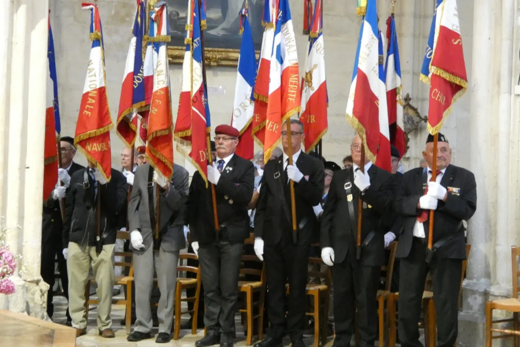 congrès UNC41 2026 : les drapeaux des ordres nationaux